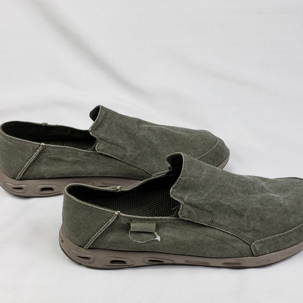 Columbia Mens Techlite Army Green Sunvent Shoes 13 - Picture 2 of 8